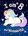 I am 8 and Wonderful: Cute Unicorn 8.5x11 Activity Journal, Sketchbook, Notebook, Diary Keepsake for by New Paths Publishing