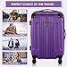 Goplus Expandable Carry On Luggage, 20-inch ABS Hardside Travel Bag, Lightweight Trolley Suitcase with Spinner Wheels