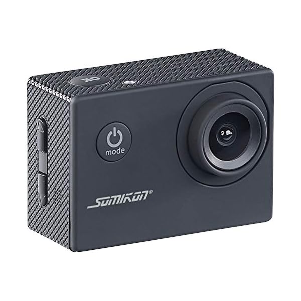 Somikon Action Kamera: HD-Action-Cam DV-1212 V2 mit Unterwasser-Gehäuse, IP68, bis 30 m (Dashcam Fahrrad, Aktion Cam, Überwachungskamera) – Bild 5