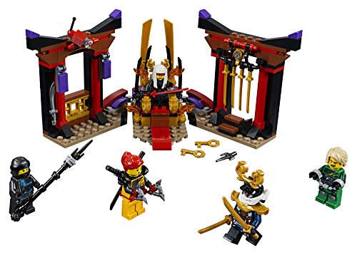 51ZvMmQEaqL - LEGO NINJAGO Masters of Spinjitzu: Throne Room Showdown 70651 Building Kit (221 Piece)