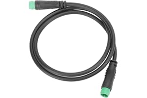 SPYMINNPOO Electric Bike 5Pin Extension Cable Waterproof Replacement Accessory for, Connect Bicycle Computer, for Electric Bi
