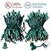 MZD8391 Upgraded 66FT 200 LED Christmas Lights Outdoor String Lights -100% UL Certified- Christmas Tree Lights Decoration for Wedding Party Patio Porch Garden, Warm White (END to END CONNECTABLE)