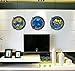 Glamorway Ocean Pack of 3Pcs30cm*30cm Wall Sticker 3D Porthole Window Kids Room Home Decor Art