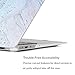 GMYLE MacBook Air 13 Inch Case A1466 A1369 Old Version 2010 2017, Hard Shell Plastic Matte Snap On Cover (Blue Marble Stone)