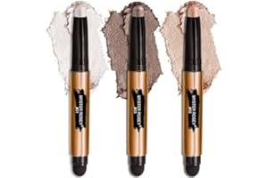 MYSTER ROSEY 3PCS Waterproof Eyeshadow Stick Champagne Pearl - 3 in One
