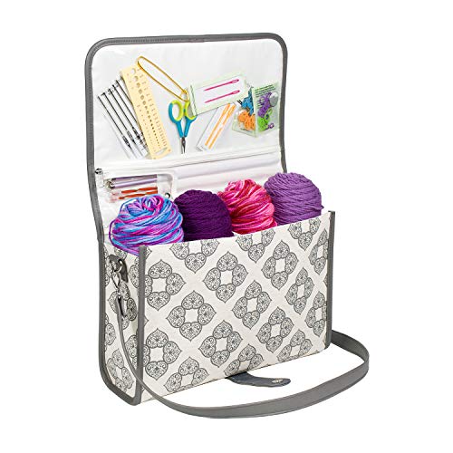 Everything Mary Deluxe Knitting & Yarn Organizational Storage Tote Bag