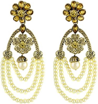 Awesome Designer Gold Plated Stone Prime Fast Delivery Women Earring Diwali Big Sale
