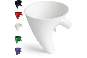 Flour Funnel for Stand Mixer, Universal Mixer Attachment, Diameter Enables Guided Pouring Tilt-Head for Egg Liquid and Both F