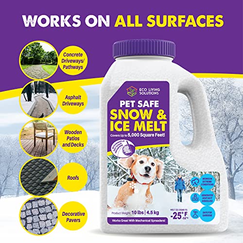 Pet Safe Snow & Ice Melt Eco Living Solutions Calcium Chloride