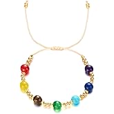 Healing Beads Chakra Bracelets for Women Trendy, Irregular Natural Stone Wrap Balance for Meditation, Energy, Spiritual Protection, and Mental Health, Anniversary Birthday Valentine's Day Gifts.