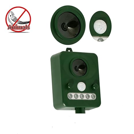 Amazon.com : Solar Bird Repellent Animal Driver Infrared FM Drive Cat Drive Dog Sensor : Garden & Outdoor