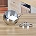 HardNok Stainless Steel Sugar Bowl with Glass Lid and Spoon,300ML