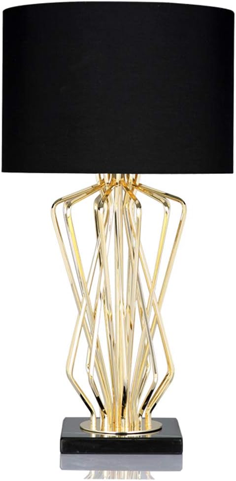 black wrought iron table lamps