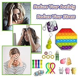 JANESVISSY 23 Pcs Fidget Packs,Relieves Stress