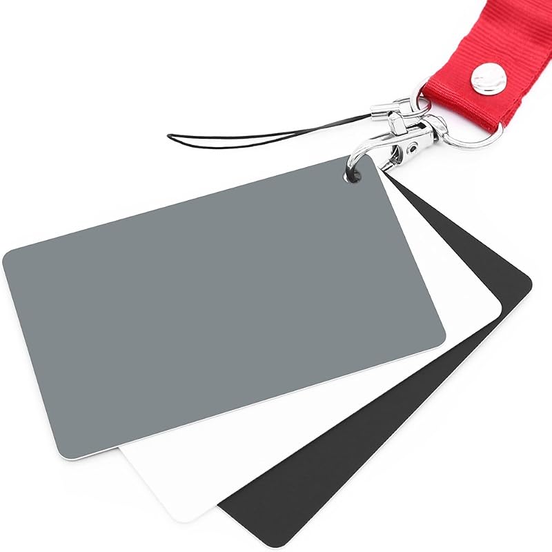 Anwenk Grey White Balance Card 18% Exposure Calibration Camera Checker DSLR Film