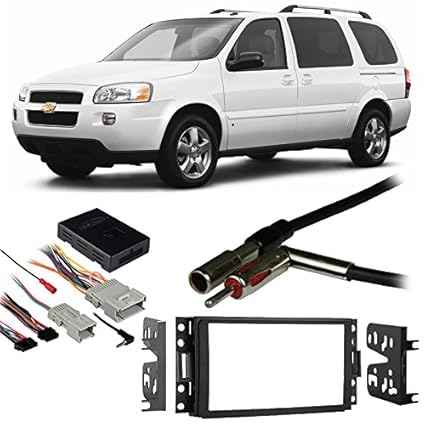 Compatible With Chevy Uplander 2005 2008 Double Din Harness Radio Install Dash Kit