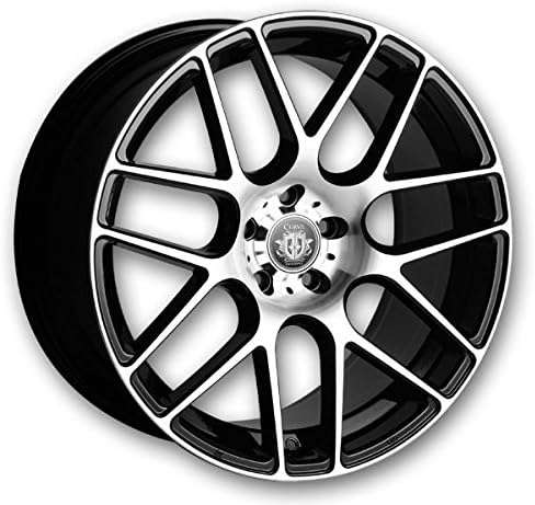 20" Inch Curva C7 Black Machine Wheels & Tire Package | BBS VOSSEN LEXANI FORGIATO KONIG AUDI BMW MERCEDES INFINITY