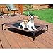 K&H Pet Products Original Pet Cot Elevated Dog Cot Bed Chocolate/Black Mesh Large 30 X 42 X 7 Inches