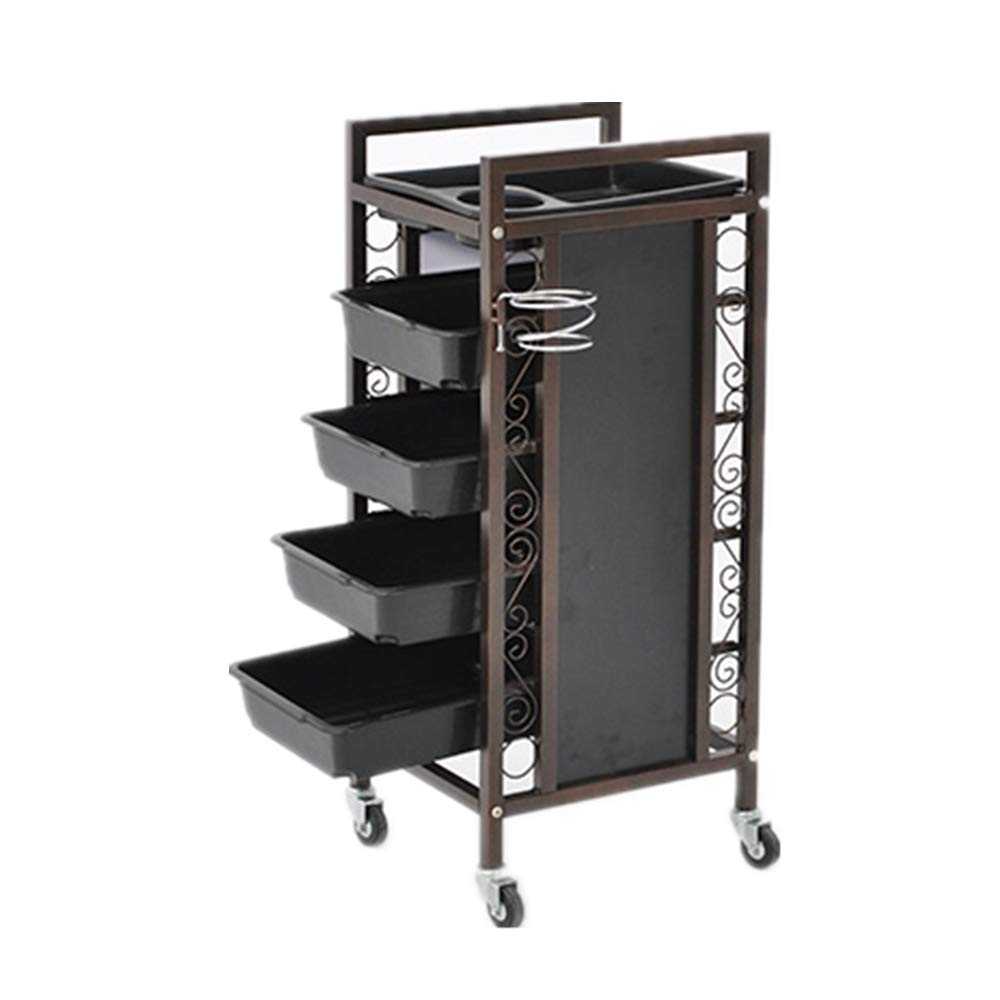 Salon Trolley 5 Layers Hairdresser Rolling Cart Multi Function Spa