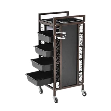 Salon Trolley 5 Layers Hairdresser Rolling Cart Multi Function Spa