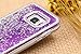 BLLQ S7 Case Funy Flowing Quicksand Stars Liquid Shiny Bling Glitter Sparkle Transparent Crystal Clear Hard PC Cover Case Compatible with Samsung Galaxy S7 (SM- G930F)(S7 Bling Purple)