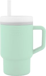 Infantino My 1st Tumbler 9 oz Mint Leak-Resistant Straw Handle Baby Tumbler