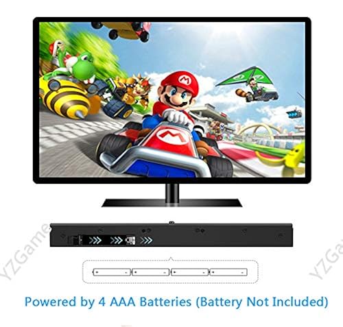 Wireless Wii Sensor Bar, Wireless Motion Sensor Bar for Wii/Wii U