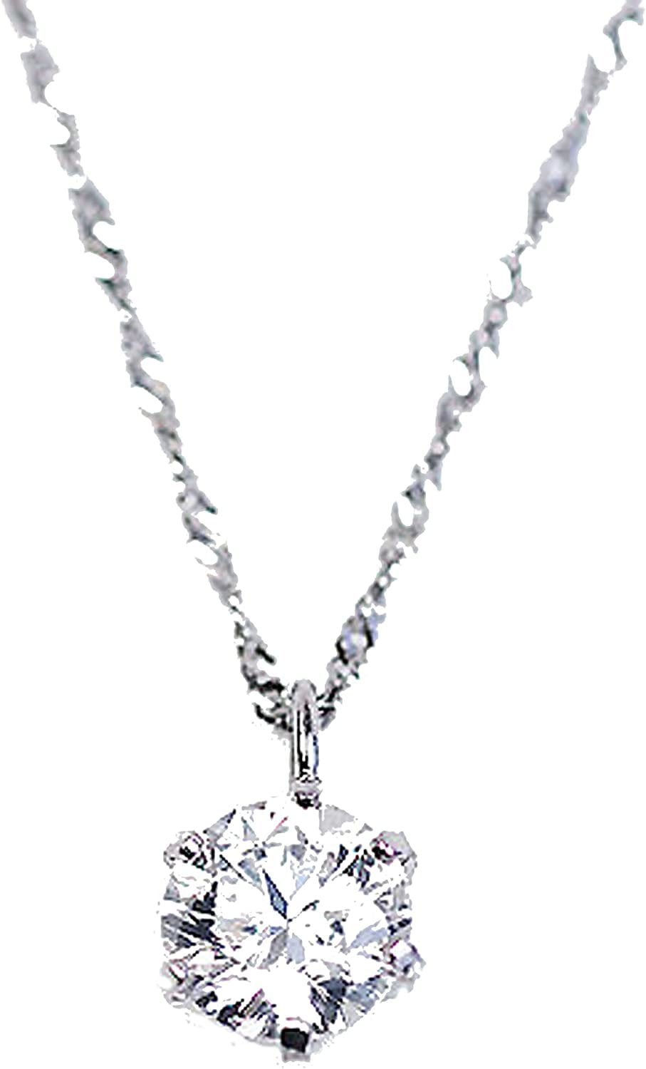 [ｂｙ∞ＧｅｍｓＫ] 【KASHIMA】ギフトラッピング 純プラチナ台 0.4ct ダイヤモンド 一粒石 ペンダント Pt850スクリューネックレス プレゼント包装商品画像