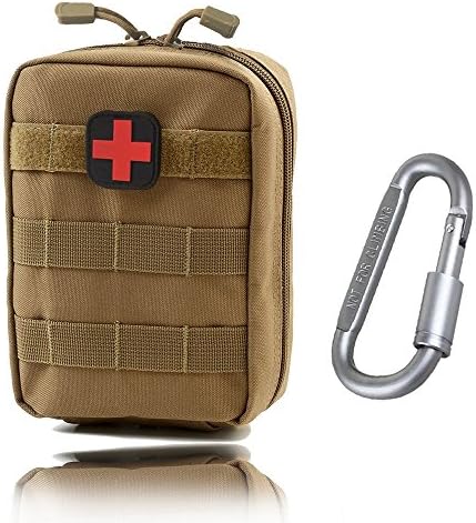 ZJtech EMT Pouch - Tactical MOLLE Medical First Aid IFAK Bag Utility Pouch