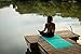 Hot Yoga Towel - Mat Sized, Non Slip, and Absorbent for Bikram, Ashtanga, Hatha Yoga (Teal)