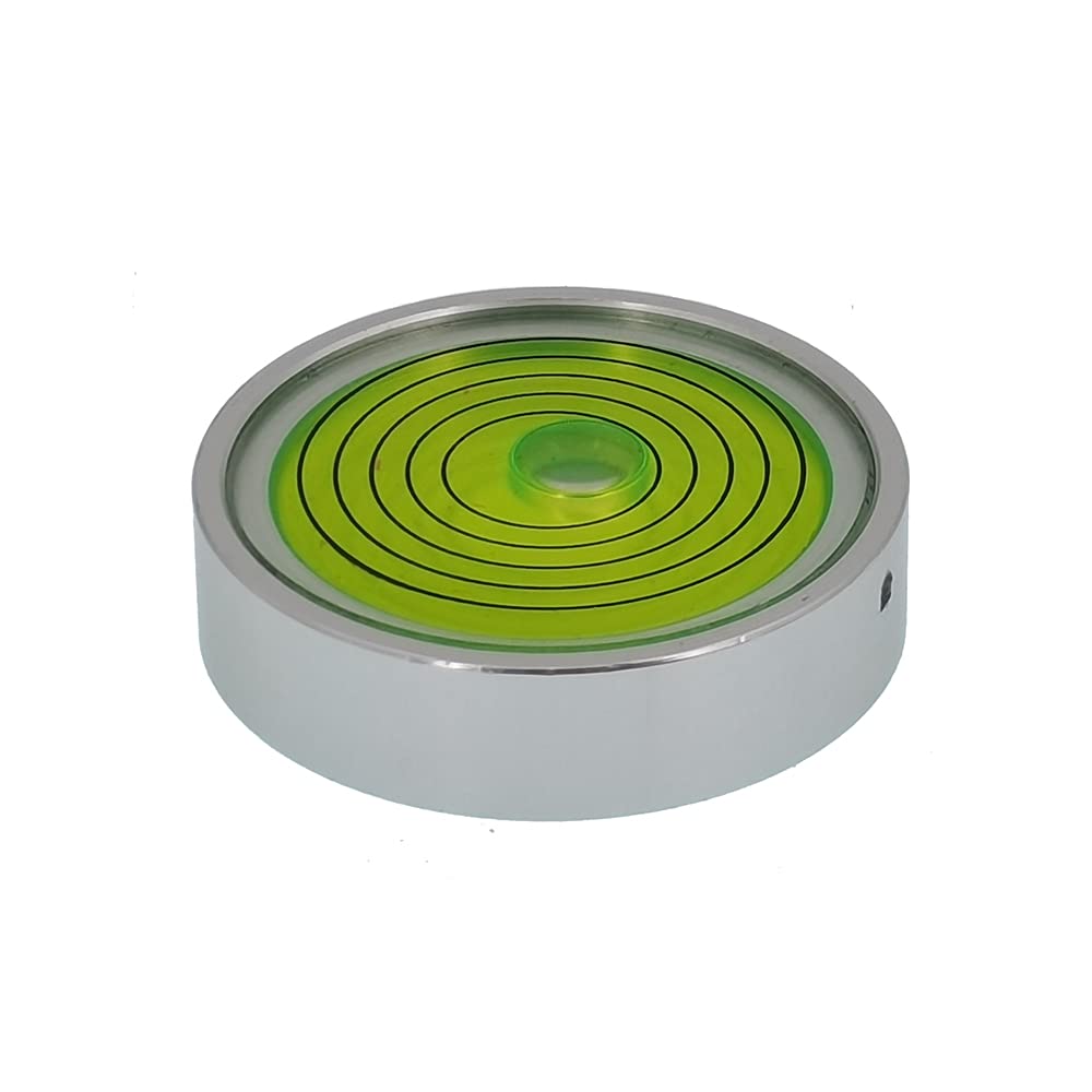 umei Universal Aluminum Alloy Level High Precision Horizontal Bubble Cardan Level Horizontal Bubble Band Horizontal (40X10mm) (Green)