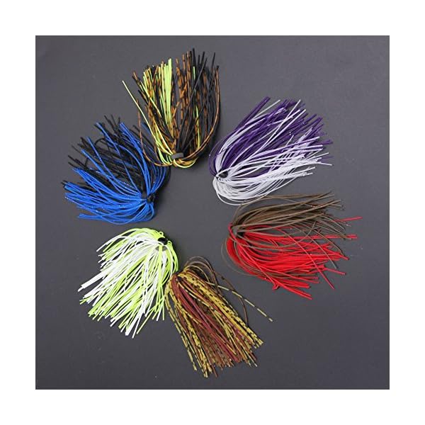 Awakingdemi-6-Bundles-Assorted-Color-Fly-Tying-Rubber-Threads-Silicone-Rubber-Skirts-Flake-Squid-Skirts-Lure-Thread