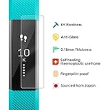Fitbit Alta Screen Protector with High Quality Japanese Film Protection - 6 Pack - High Grade, Super Thin, Perfect Easy Install Accessory to the Fitbit Alta Band