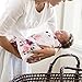 SARANONI Swaddle Blanket Luxury Decorative Baby Muslin Swaddle Blankets (Peony Paradise Floral)