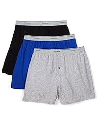 Fruit of the Loom Solid Knit Boxers, paquete de 3 (los colores y los patrones pueden variar)