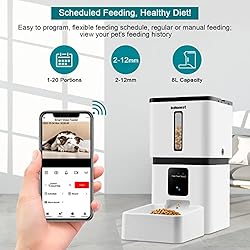 DoHonest Automatic Dog Feeder with Camera: 5G WiFi