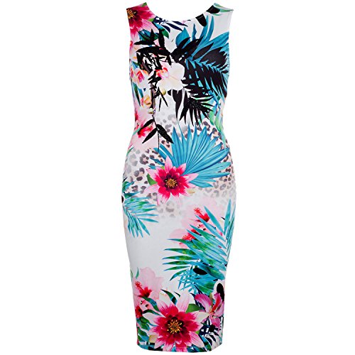 hawaiian bodycon dress