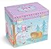 Jewelkeeper Musical Jewelry Box with 2 Pullout Drawers with Spinning Owls, Woodland Design, Twinkle Twinkle Little Star Tune