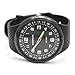100m Water Resistant Waterproof Men's Black Rubber Strap Analog Luxury Sport Watch SB-008