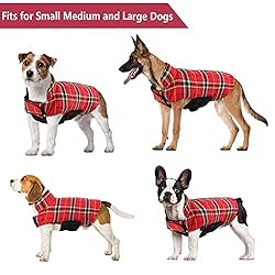 Kuoser Warm Dog Coat, Reversible Dog Jacket