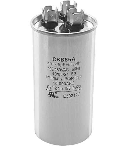 chipjr　 Capcom GE Genteq Capacitor Round 40/7.5 uf 440 volt Z97F9882