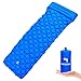 Ultralight Sleeping Pad, Inflatable Camping Mat with Pillow Portable Waterproof Gear for Backpacking Bag, Hiking, Outdoor, Hammock