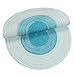 Pauwer 15” Large Round Placemats Set of 6 for Kitchen Table Heat Resistant Non Slip Woven Round Table Placemats Washable (Set of 6, Ombre Blue)