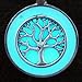 Magical Fairy Glow in the Dark Necklace Tree of Life Aqua