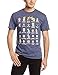 Nintendo Men's Pixel Cast T-Shirt, 2X-Large, Navy Heather
