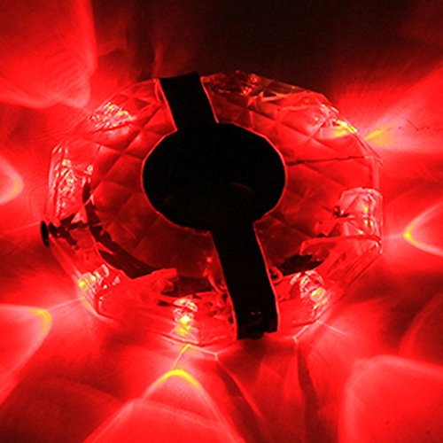 Tulas Bike Wheel Hub Light USB Rechargeable Waterproof LED RGB Colorful Bicycle Spoke Lights for Safety Warning Décor (2 Pcs) - Thumbnail 4