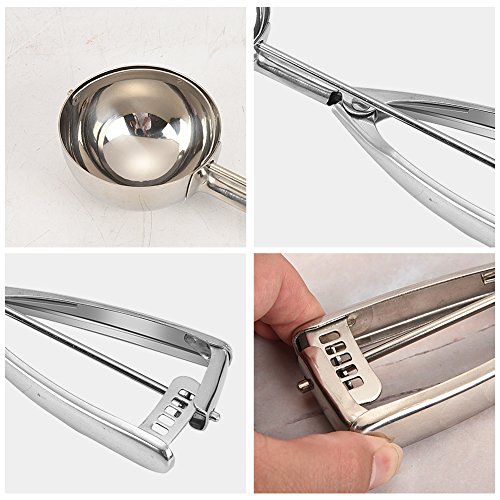 YOXITA Cookie Scoop Set, Ice Cream Scoop Set, 3 PCS Cookie Scoops for