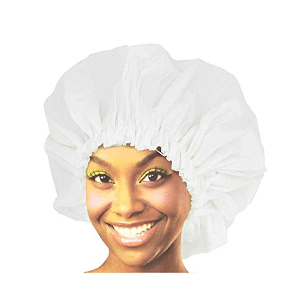 Donna Premium Collection Super Jumbo Shower Cap Black 22164 : Beauty