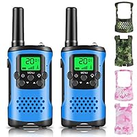 Toys for 3-12 Years Old Boys,Kids Toys 3 Mile Long Range Kids Walkie Talkies Blue,2019 Best Gift Toys for 3 4 5 6 7 8 9 Year Old Boy and Girls