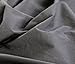 Colourful Snail 100-Percent Natural Washed Cotton Duvet Cover Set, Ultra Soft and Easy Care, Fade Resistant, King, Dark Grey (Comforter Not Included)